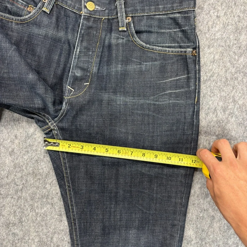 Banana Republic Straight Leg Button Fly‎ Jeans Men's 32x32 Fades Hige Americana